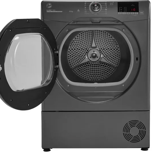 Hoover 10KG Condenser Dryer Graphite | HLE C10DRGR-80