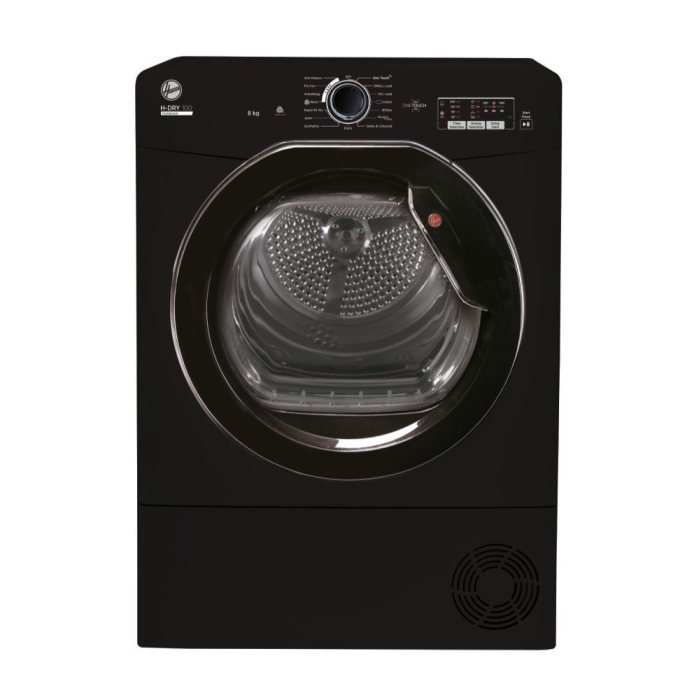 Hoover 8kg Black Condenser Dryer  | HLEC8LGB-80