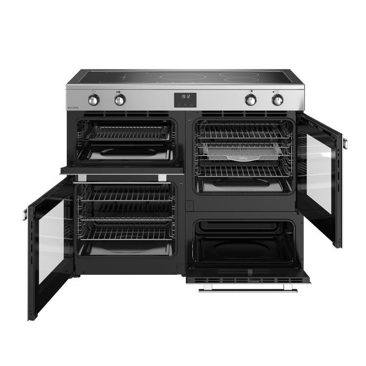 *Display Model* Belling Cookcentre 110cm Electric Induction Range Cooker - Stainless Steel