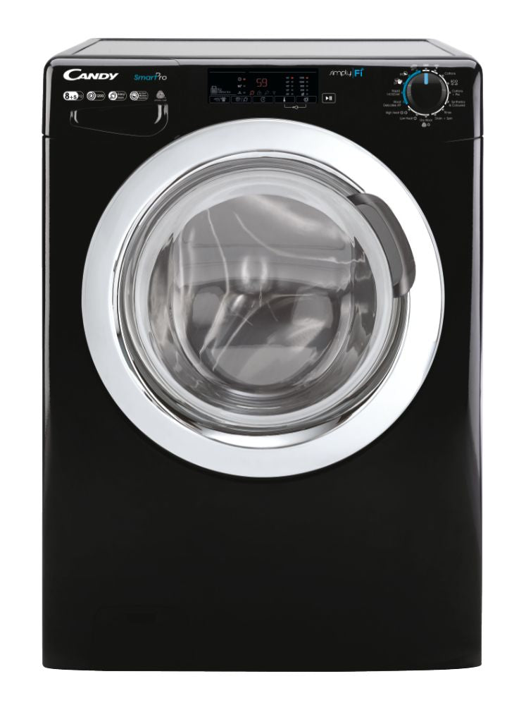 Candy Smart Pro Washer Dryer Freestanding Black | CSOW2853TWCBE-80