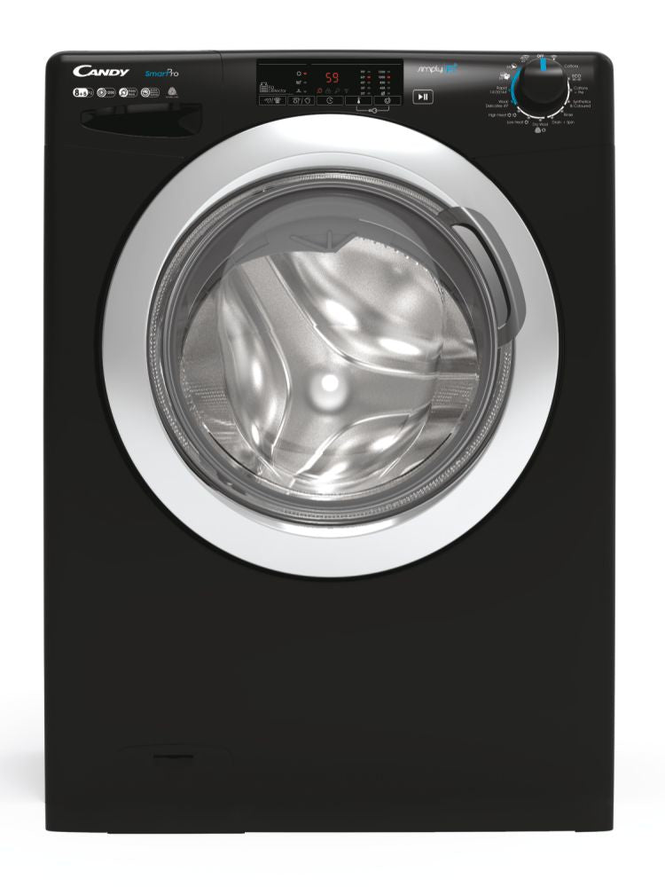 Candy Smart Pro Washer Dryer Freestanding Black | CSOW2853TWCBE-80