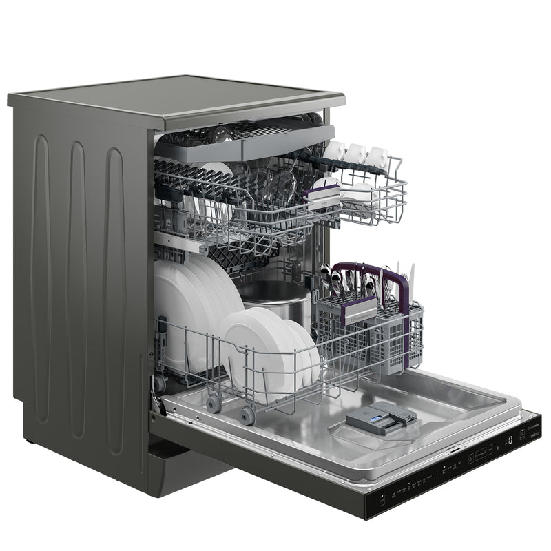 Beko Freestanding Full Size Dishwasher Graphite | BDEN38640FG