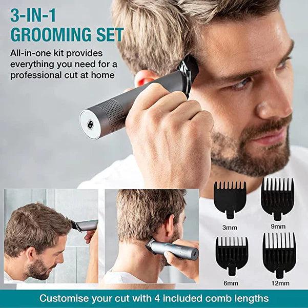 Carmen Titan Cordless Hair Clipper Set – Titanium | EDL C81083 Hair Styling, Health, Product Type_Hair Clipper Carmen Titan Cordless Hair Clipper Set – Titanium | EDL C81083 - Default Title 34.99 C81083 Meath Meath Ireland aceeuronics.ie Ace Euronics