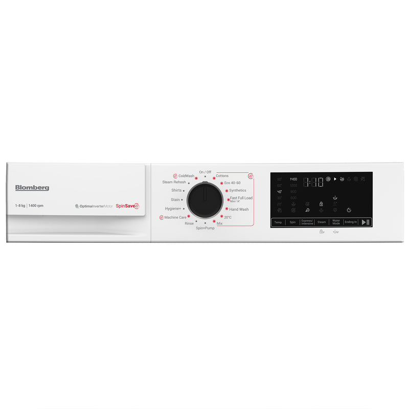 Blomberg 8kg 1400rpm Washing Machine with SpinSave | LWA18461W