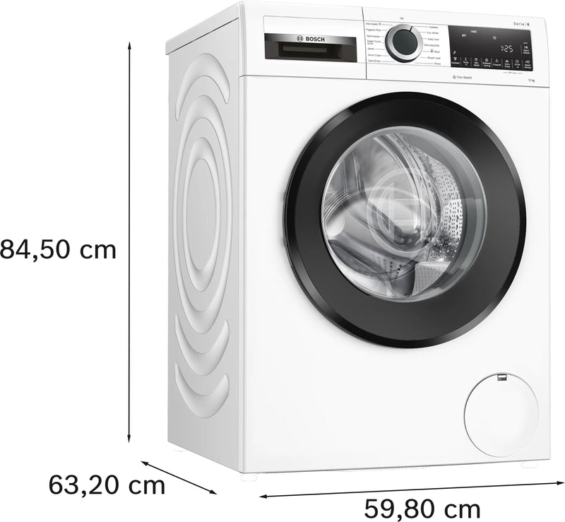 Bosch Series 6 Washing Machine 9 kg 1400 RPM | WGG24400GB