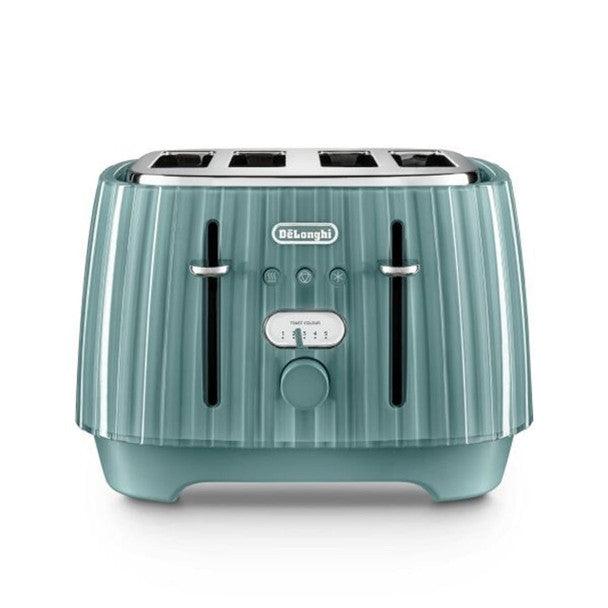 DeLonghi Ballerina 4 Slice Green Toaster | CTD4003.GR Kettles & Toasters, Product Type_Toaster DeLonghi Ballerina 4 Slice Green Toaster | CTD4003.GR - Default Title 79.99 CTD4003GR Meath Meath Ireland aceeuronics.ie Ace Euronics