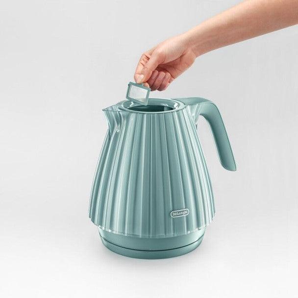 DeLonghi Ballerina Green Jug Kettle | KBD3001.GR Brand_DeLonghi, Kettles & Toasters, Product Type_Kettle, Small Appliances DeLonghi Ballerina Green Jug Kettle | KBD3001.GR - Default Title 69.99 KBD3001GR Meath Meath Ireland aceeuronics.ie Ace Euronics