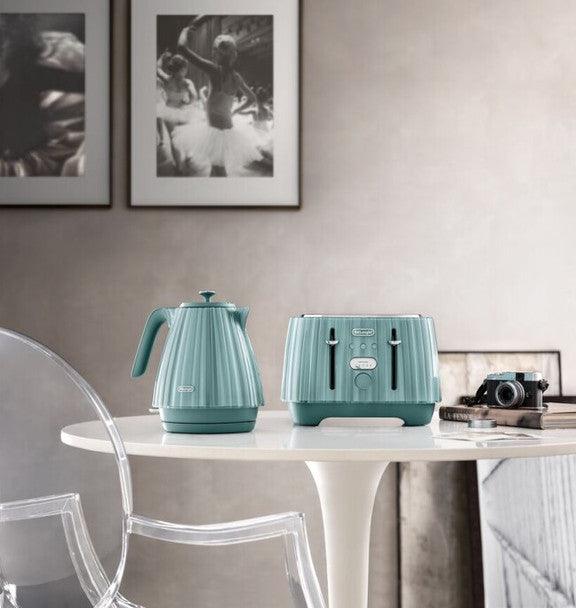 DeLonghi Ballerina Green Jug Kettle | KBD3001.GR Brand_DeLonghi, Kettles & Toasters, Product Type_Kettle, Small Appliances DeLonghi Ballerina Green Jug Kettle | KBD3001.GR - Default Title 69.99 KBD3001GR Meath Meath Ireland aceeuronics.ie Ace Euronics