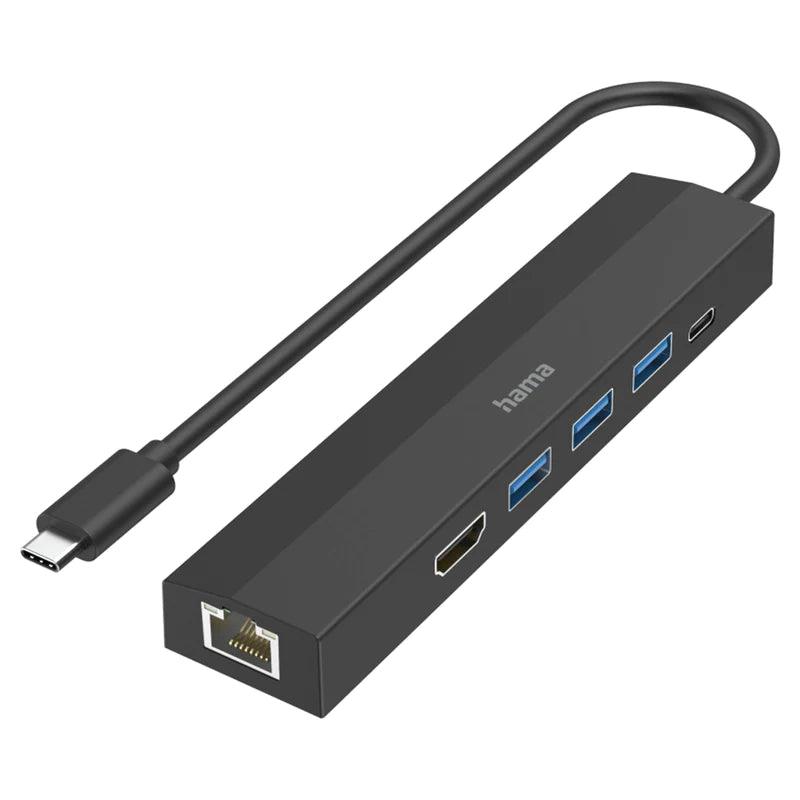 Hama USB-C Multiport Hub - Black | 505484 Product Type_Charger Hama USB-C Multiport Hub - Black | 505484 - Default Title 47.95 505484 Meath Meath Ireland aceeuronics.ie Ace Euronics