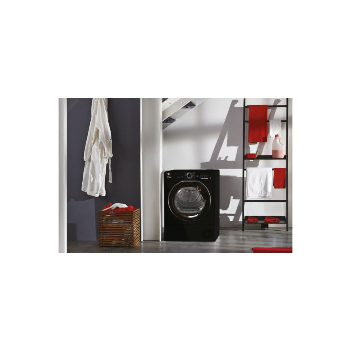 Hoover 8kg Black Condenser Dryer  | HLEC8LGB-80