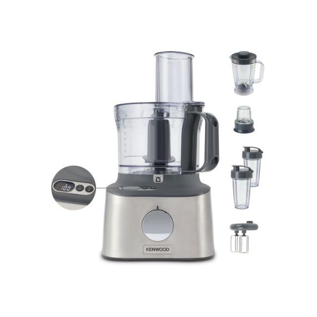 Kenwood Multipro Compact + Food Processor | Stainless Steel | FDM312SS Blenders & Processors, Product Type_Food Processor Kenwood Multipro Compact + Food Processor | Stainless Steel | FDM312SS - Default Title 159.99 FDM312SS Meath Meath Ireland aceeuronics.ie Ace Euronics