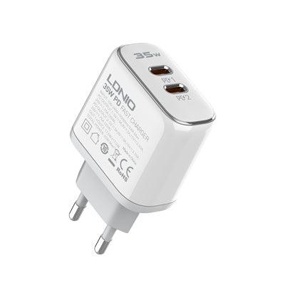 LDINO MFI 35W DUAL USB-C WALL CHARGER | 700280 Product Type_Charger LDINO MFI 35W DUAL USB-C WALL CHARGER | 700280 - Default Title 49.95 700280 Meath Meath Ireland aceeuronics.ie Ace Euronics