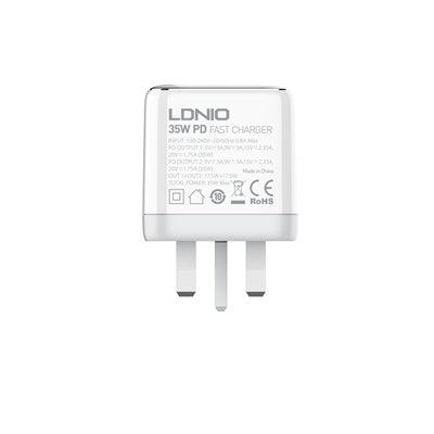 LDINO MFI 35W DUAL USB-C WALL CHARGER | 700280 Product Type_Charger LDINO MFI 35W DUAL USB-C WALL CHARGER | 700280 - Default Title 49.95 700280 Meath Meath Ireland aceeuronics.ie Ace Euronics