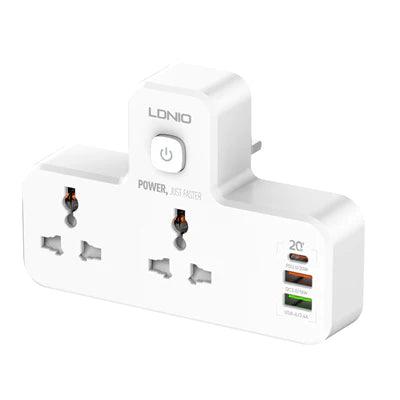 Ldnio 2 AC Outlets Portable Extension Power Socket - White | 691540 Product Type_Charger Ldnio 2 AC Outlets Portable Extension Power Socket - White | 691540 - Default Title 21.95 692011 Meath Meath Ireland aceeuronics.ie Ace Euronics