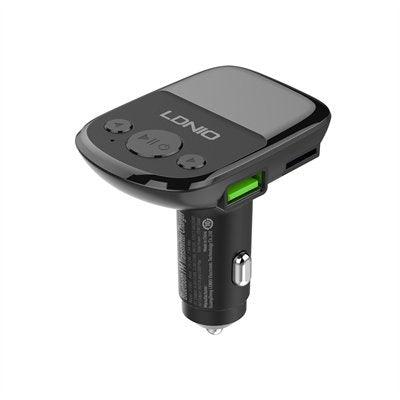 LDNIO C706Q 25W QC3.0 Bluetooth 5.0 FM Transmitter Car Charger with Dual USB + 1 Audio Input Port Product Type_Charger LDNIO C706Q 25W QC3.0 Bluetooth 5.0 FM Transmitter Car Charger with Dual USB + 1 Audio Input Port - Default Title 22.95 691311 Meath Meath Ireland aceeuronics.ie Ace Euronics