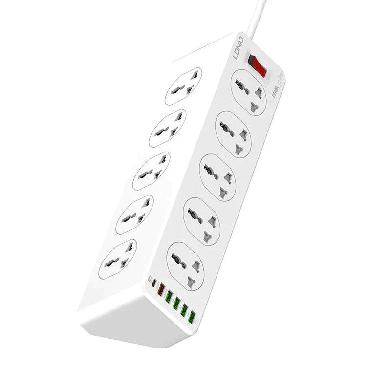 Ldnio SC10610 30W 6-Port USB Charger Power Strip - White | 691199 Product Type_Charger Ldnio SC10610 30W 6-Port USB Charger Power Strip - White | 691199 - Default Title 49.95 691199 Meath Meath Ireland aceeuronics.ie Ace Euronics