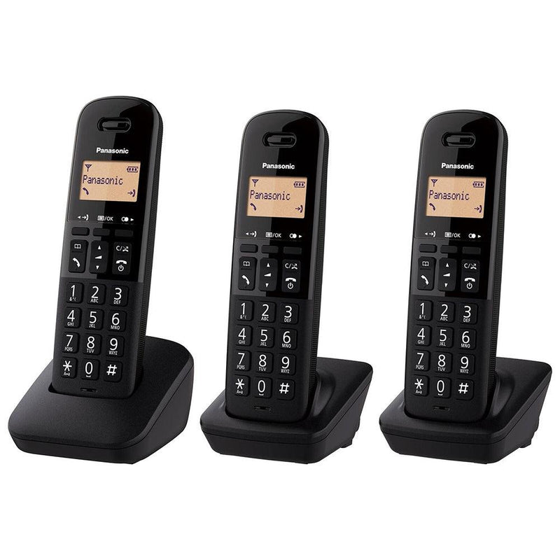 Panasonic Digital Cordless Phone with 3 Handsets KX-TGB613EB Product Type_Home Phone Panasonic Digital Cordless Phone with 3 Handsets KX-TGB613EB - Default Title 89.00 KXTGB613 Meath Meath Ireland aceeuronics.ie Ace Euronics