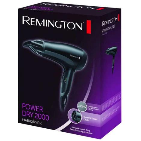 Remington Power Dry 2000W Hair Dryer, Black | D3010 Hair Styling, Product Type_Hair Dryer Remington Power Dry 2000W Hair Dryer, Black | D3010 - Default Title 19.99 D3010 Meath Meath Ireland aceeuronics.ie Ace Euronics