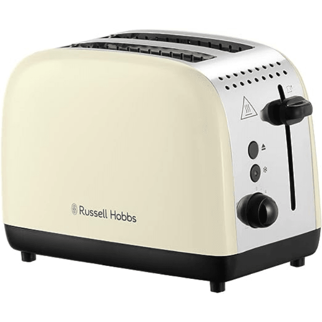 Russell Hobbs 2 Slice Toaster - Cream | 26551 Brand_Russell Hobbs, Kettles & Toasters, Product Type_Toaster, Small Appliances, Small Cooking Appliances Russell Hobbs 2 Slice Toaster - Cream | 26551 - Default Title 49.99 26551 Meath Meath Ireland aceeuronics.ie Ace Euronics