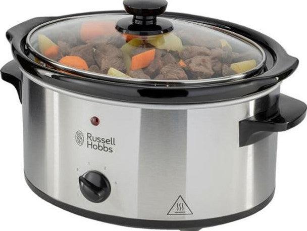 Russell Hobbs 3.5L Stainless Steel Slow Cooker | 23200 Capacity_3.5L, Product Type_Slow Cooker, Slow Cookers & Steamers, Small Appliances, Small Cooking Appliances Russell Hobbs 3.5L Stainless Steel Slow Cooker | 23200 - Default Title 29.95 23200 Meath Meath Ireland aceeuronics.ie Ace Euronics