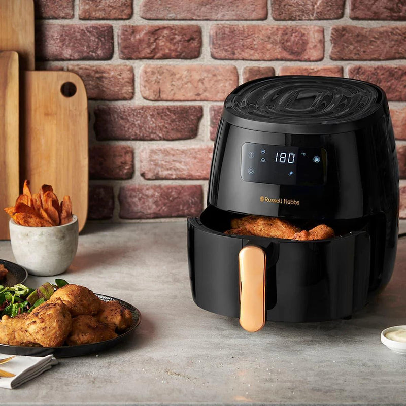 Russell Hobbs 5 litre Air Fryer Black | 26510 Brand_Russell Hobbs, Capacity_5L, Product Type_Air Fryer, Small Appliances, Small Cooking Appliances Russell Hobbs 5 litre Air Fryer Black | 26510 - Default Title 139.99 26510 Meath Meath Ireland aceeuronics.ie Ace Euronics