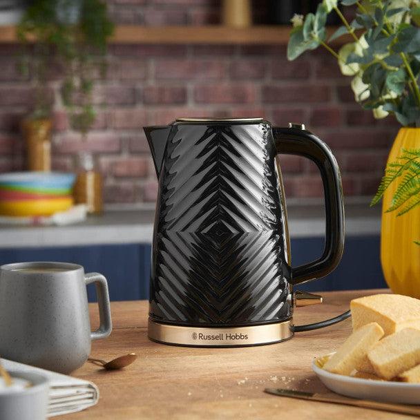 Russell Hobbs Groove Electric Kettle Black | 26380 Brand_Russell Hobbs, Kettles & Toasters, Product Type_Kettle, Small Appliances Russell Hobbs Groove Electric Kettle Black | 26380 - Default Title 39.99 26380 Meath Meath Ireland aceeuronics.ie Ace Euronics