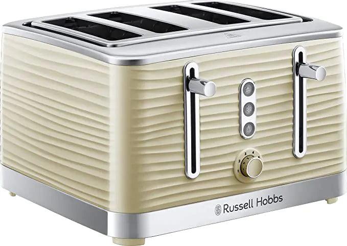 Russell Hobbs Inspire 4 Slice Toaster - Cream | 24384 Brand_Russell Hobbs, Kettles & Toasters, Product Type_Toaster, Small Appliances, Small Cooking Appliances Russell Hobbs Inspire 4 Slice Toaster - Cream | 24384 - Default Title 64.99 24384 Meath Meath Ireland aceeuronics.ie Ace Euronics