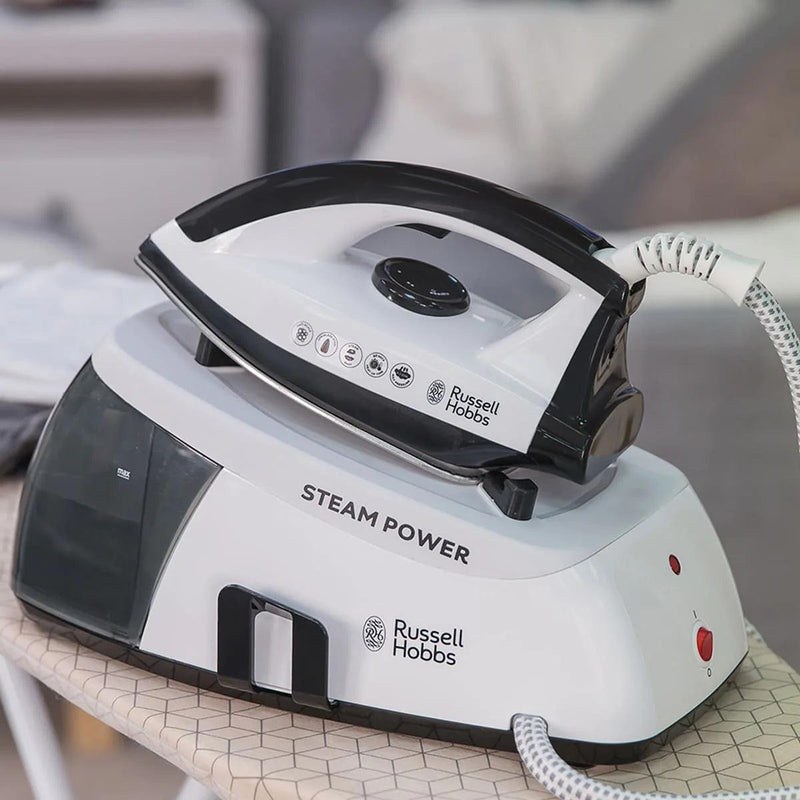 Russell Hobbs Steam Power Black Steam Generator Iron | 24420 Brand_Russell Hobbs, Laundry, Product Type_Iron, Small Appliances Russell Hobbs Steam Power Black Steam Generator Iron | 24420 - Default Title 99.99 24420 Meath Meath Ireland aceeuronics.ie Ace Euronics