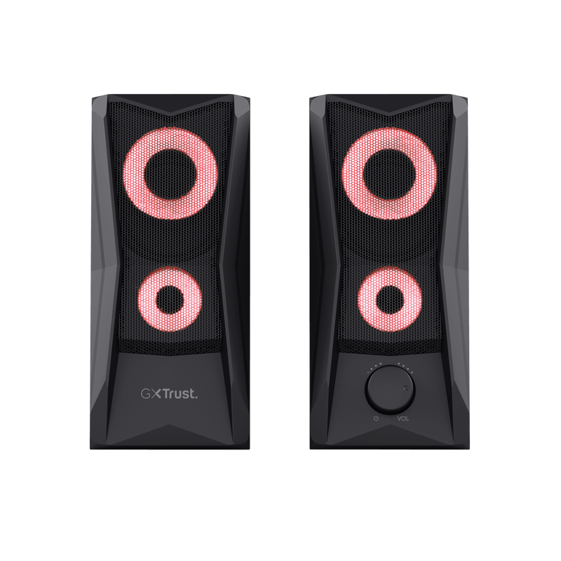 Trust GXT 606 Javv Compact Speaker Set | 2.0 RGB Illuminated - Black | T25108 Brand_Trust, Gaming, Gaming Accessory, Product Type_Speaker Trust GXT 606 Javv Compact Speaker Set | 2.0 RGB Illuminated - Black | T25108 - Default Title 29.95 T25108 Meath Meath Ireland aceeuronics.ie Ace Euronics