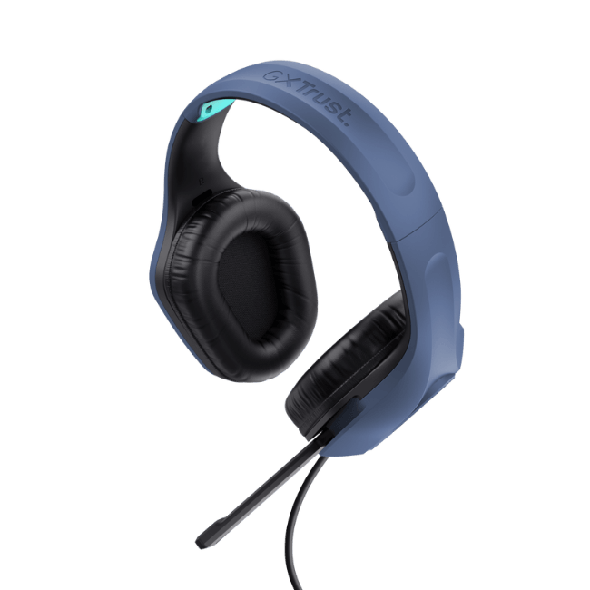 Trust GXT415 Zirox Gaming Headset - Blue | T24991 Brand_Trust, Gaming, Gaming Accessory, Product Type_Headphones Trust GXT415 Zirox Gaming Headset - Blue | T24991 - Default Title 19.95 T24991 Meath Meath Ireland aceeuronics.ie Ace Euronics