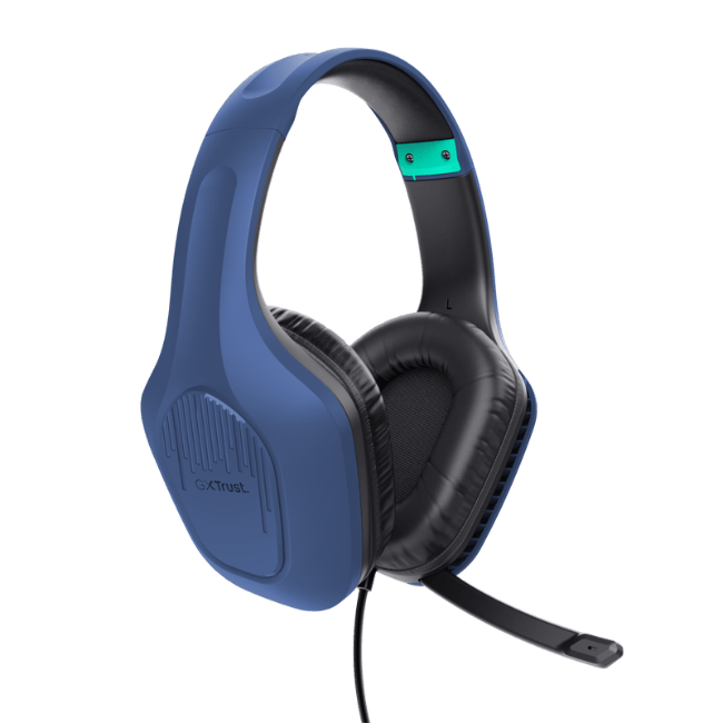 Trust GXT415 Zirox Gaming Headset - Blue | T24991 Brand_Trust, Gaming, Gaming Accessory, Product Type_Headphones Trust GXT415 Zirox Gaming Headset - Blue | T24991 - Default Title 19.95 T24991 Meath Meath Ireland aceeuronics.ie Ace Euronics