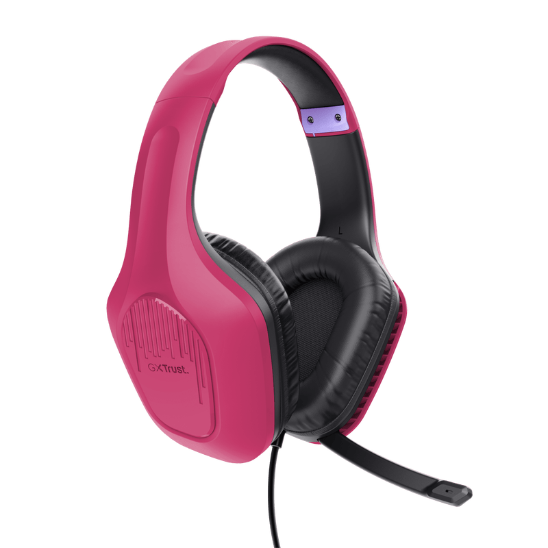 Trust GXT415 Zirox Gaming Headset - Pink| T24992 Brand_Trust, Gaming, Gaming Accessory, Headphone Type_Gaming Trust GXT415 Zirox Gaming Headset - Pink| T24992 - Default Title 19.95 T24992 Meath Meath Ireland aceeuronics.ie Ace Euronics