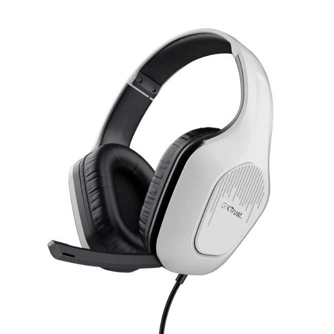 Trust GXT415 Zirox Gaming Headset - White | T25147 Gaming, Gaming Accessory, Headphone Type_Gaming Trust GXT415 Zirox Gaming Headset - White | T25147 - Default Title 19.95 T25147 Meath Meath Ireland aceeuronics.ie Ace Euronics