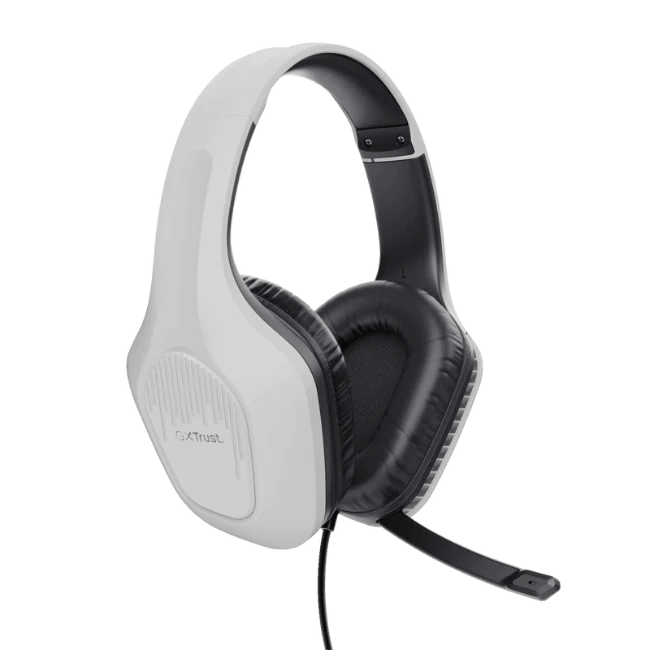 Trust GXT415 Zirox Gaming Headset - White | T25147 Gaming, Gaming Accessory, Headphone Type_Gaming Trust GXT415 Zirox Gaming Headset - White | T25147 - Default Title 19.95 T25147 Meath Meath Ireland aceeuronics.ie Ace Euronics