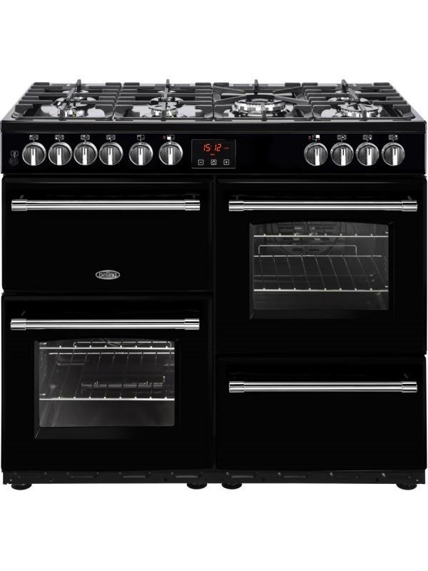 Belling 100cm Range Cooker | FH100DFT Range Cooker Brand_Belling, Colour_Black, Cooking, Fuel Type_Dual Fuel, Home Appliances, OOS, Product Type_Range Cooker, Width_100cm Belling 100cm Range Cooker | FH100DFT - Default Title 2189.00 FH100DFTBK Meath Meath Ireland aceeuronics.ie Ace Euronics