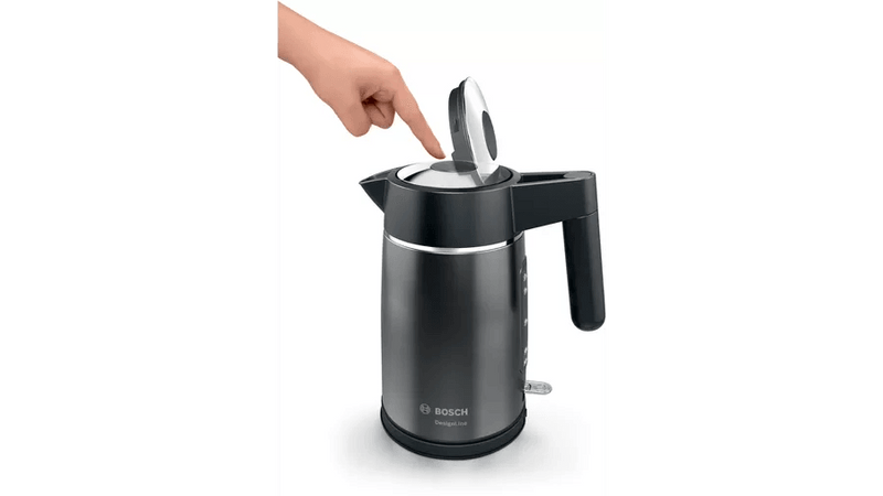 Bosch DesignLine 1.7L Graphite Kettle | TWK5P475GB Kettle 2023, Autumn, Brand_Bosch, Colour_Grey, Free Delivery Smalls, Kettles & Toasters, OOS, Product Type_Kettle, Summer 2023 Bosch DesignLine 1.7L Graphite Kettle | TWK5P475GB - Default Title 59.00 TWK5P475GB Meath Meath Ireland aceeuronics.ie Ace Euronics