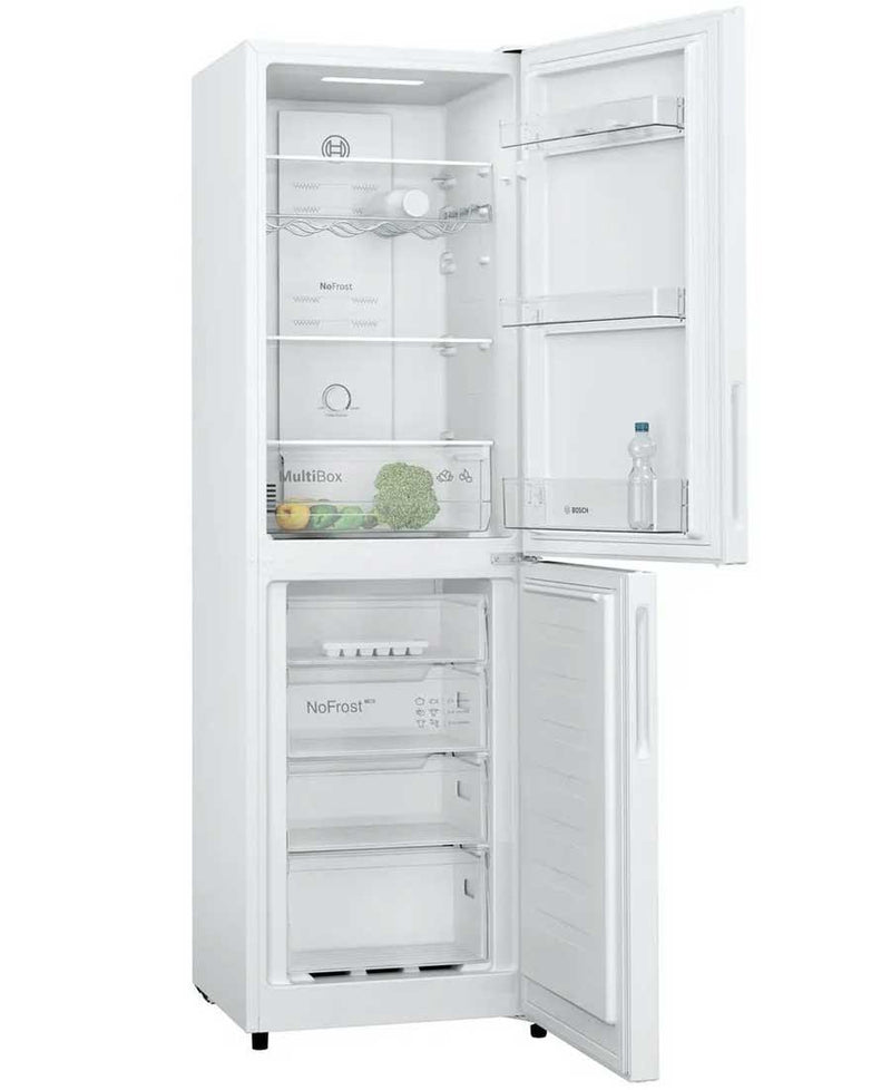 Bosch Serie 2 Freestanding Fridge Freezer | KGN27NWFAG Fridge Freezer Bosch Warranty, Brand_Bosch, Build Type_Freestanding, Energy_Rating_F, Freestanding_Fridge, Fridge Capacity_171L, Frost Free_Yes, Home Appliances, OOS, Product Type_Fridge Freezer, Refrigeration Bosch Serie 2 Freestanding Fridge Freezer | KGN27NWFAG - Default Title 519.00 KGN27NWFAG Meath Meath Ireland aceeuronics.ie Ace Euronics