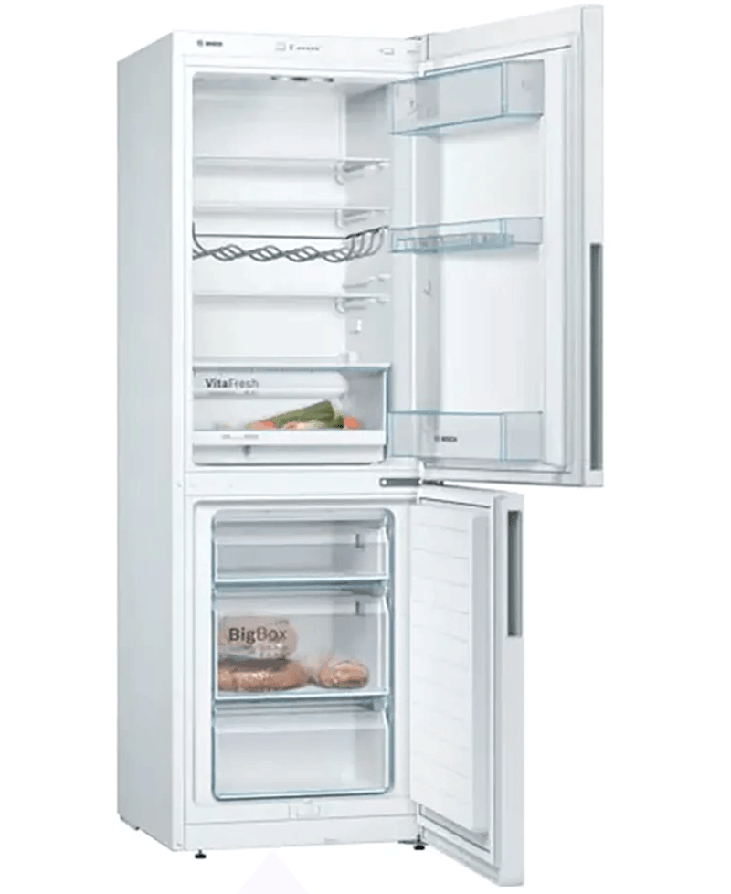 Bosch Serie 4 Freestanding Fridge Freezer 60cm | White | KGV336WEAG Fridge Freezer Autumn, Brand_Bosch, Colour_White, Energy_Rating_E, Freestanding_Fridge, Frost Free_No, OOS, Product Type_Fridge Freezer, Winter Sale Bosch Serie 4 Freestanding Fridge Freezer 60cm | White | KGV336WEAG - Default Title 529.00 KGV336WEAG Meath Meath Ireland aceeuronics.ie Ace Euronics