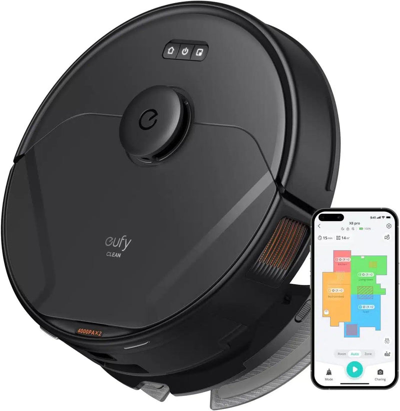 Eufy RoboVac X8 Pro Smart Robot Vacuum & Mop | T2266V11 Vacuum Cleaner Brand_Eufy, Deals, Free Delivery Smalls, Gift Idea, Gifts For_The Home, Gifts For_The Techie, Product Type_Vacuum Cleaner, Vacuum Type_Robot, Xmas Eufy RoboVac X8 Pro Smart Robot Vacuum & Mop | T2266V11 - Default Title 399.00 2266V11 Meath Meath Ireland aceeuronics.ie Ace Euronics