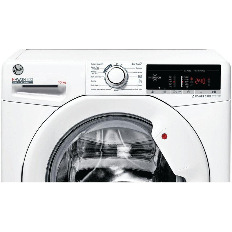 Hoover H-Wash 300 Lite Freestanding 10kg Washing Machine | H3W410TAE/1-80 Washing Machine Autumn, BF, Brand_Hoover, Build Type_Freestanding, Colour_White, Energy_Rating_E, Home Appliances, Hoover Washing Machine, Laundry, Load Capacity_10kg, Product Type_Washing Machine, Summer 2023, Winter Sale Hoover H-Wash 300 Lite Freestanding 10kg Washing Machine | H3W410TAE/1-80 - Default Title 449.00 H3W410TAE Meath Meath Ireland aceeuronics.ie Ace Euronics