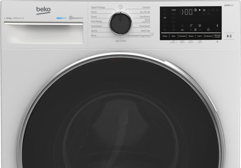 Beko Freestanding 10kg 1400rpm Washing Machine AquaTech RecycledTub | B5W51041AW