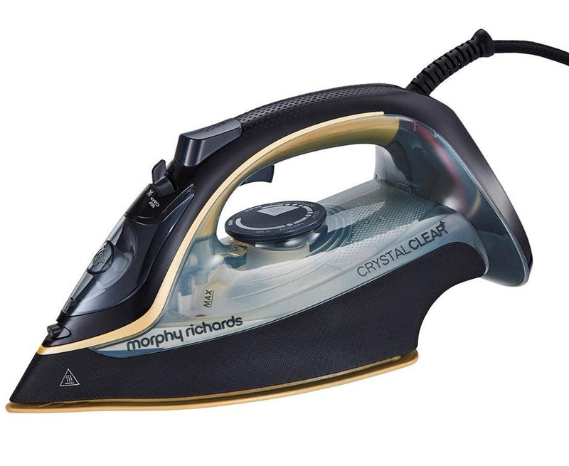 Morphy Richards 2400W Crystal Clear Gold Iron | 300302 Iron BF, Brand_Morphy Richards, Free Delivery Smalls, Power_2400W, Small Appliances, Winter Sale Morphy Richards 2400W Crystal Clear Gold Iron | 300302 - Default Title 49.95 300302 Meath Meath Ireland aceeuronics.ie Ace Euronics