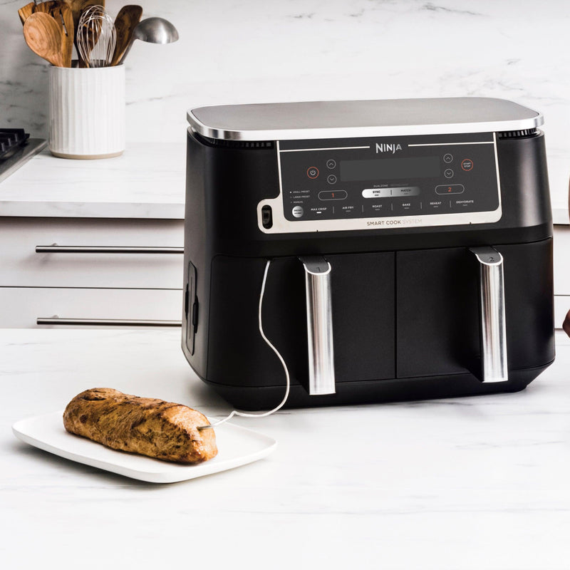 Ninja Foodi Max Dual Zone Air Fryer with Digital Probe | AF451UK Air Fryer Brand_Ninja, Free Delivery Smalls, Health, Healthy Eating, Product Type_Air Fryer, Small Appliances, Small Cooking Appliances, Winter Sale Ninja Foodi Max Dual Zone Air Fryer with Digital Probe | AF451UK - Default Title 239.00 AF451UK Meath Meath Ireland aceeuronics.ie Ace Euronics