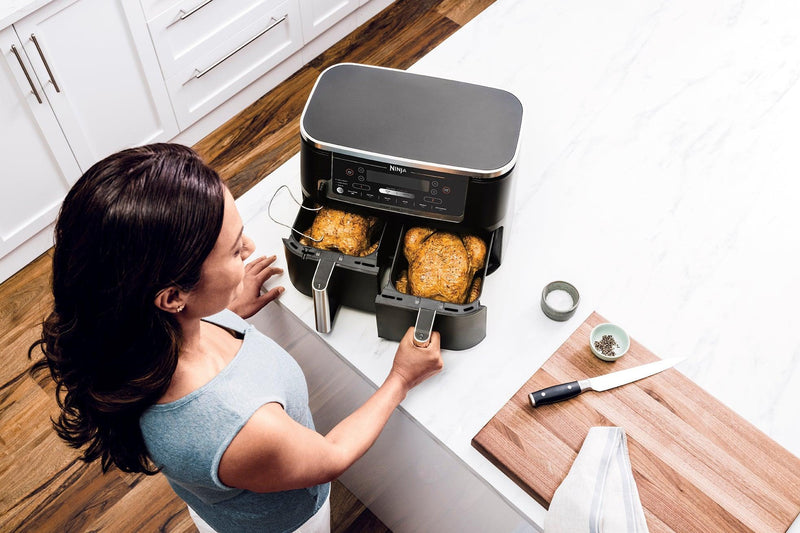 Ninja Foodi Max Dual Zone Air Fryer with Digital Probe | AF451UK Air Fryer Brand_Ninja, Free Delivery Smalls, Health, Healthy Eating, Product Type_Air Fryer, Small Appliances, Small Cooking Appliances, Winter Sale Ninja Foodi Max Dual Zone Air Fryer with Digital Probe | AF451UK - Default Title 239.00 AF451UK Meath Meath Ireland aceeuronics.ie Ace Euronics