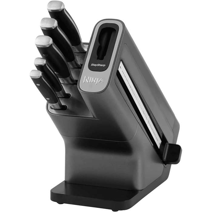 Ninja Foodi StaySharp Knife Block | K32005UK Knife Set 2023, Blenders & Processors, Brand_Ninja, Food Preparation, Product Type_Blender, Small Appliances, Summer, Summer Sale, Winter Sale Ninja Foodi StaySharp Knife Block | K32005UK - Default Title 179.00 K32005UK Meath Meath Ireland aceeuronics.ie Ace Euronics