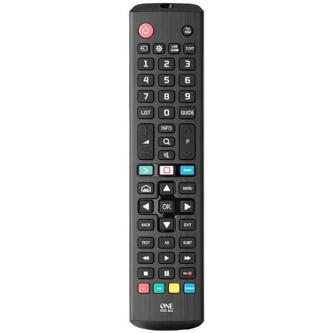 One For All LG TV Replacement Remote Control | URC4911 Remote Control Brand_One4All, Free Delivery Smalls, Product Type_Remote Control, Supplier Order, TV Accessories One For All LG TV Replacement Remote Control | URC4911 - Default Title 24.99 URC4911 Meath Meath Ireland aceeuronics.ie Ace Euronics