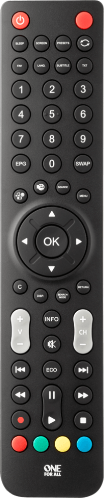 One For Sharp Universal Remote Control | URC1921 Remote Control Brand_One4All, Free Delivery Smalls, Product Type_Remote Control, Supplier Order, TV Accessories One For Sharp Universal Remote Control | URC1921 - Default Title 24.99 URC1921 Meath Meath Ireland aceeuronics.ie Ace Euronics