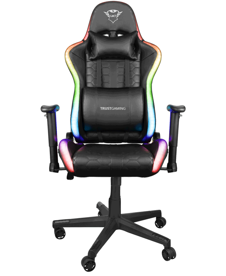 Trust RGB LED Illuminated Gaming Chair | GXT 716 Gaming Chair Brand_Trust, College, Free Delivery Smalls, Gaming, OOS, Product Type_Gaming Chair Trust RGB LED Illuminated Gaming Chair | GXT 716 - Default Title 319.00 T23845 Meath Meath Ireland aceeuronics.ie Ace Euronics